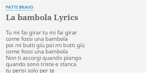 la bambola lyrics english